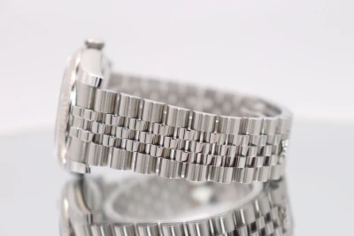 Rolex Datejust 36mm 18ct Steel Pink Wave Dial Jubilee 116234 2015