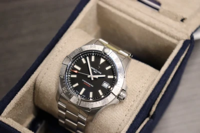 Breitling Avenger 42mm Black Dial A17328 Steel Box and Papers 2024