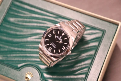 Rolex Explorer Steel I 39MM MK2 Blue Lume Dial 214270 2020 Box & Papers 2020