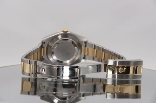 Rolex Datejust II Diamond Dial Steel & 18k Yellow Gold 116333 Boxed Circa 2014