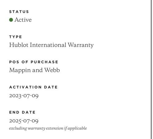 Hublot Classic Fusion Grey Titanium 45mm Ref. 511.NX.7071.RX E-Warranty 2023