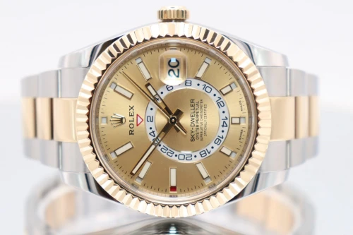 Rolex Sky-Dweller 42mm Steel & Yellow Gold 326933 2020 Box & Papers