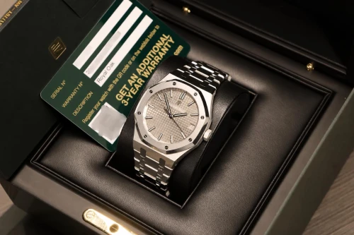 Audemars Piguet Royal Oak 41mm Stainless Steel Grey Dial 15500ST 2021 Full Set