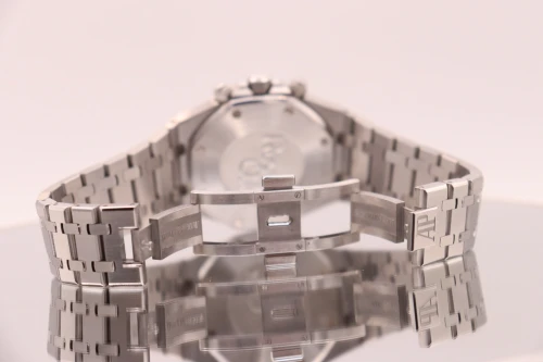 Audemars Piguet Royal Oak Chronograph 26320ST White Dial B&P 2015