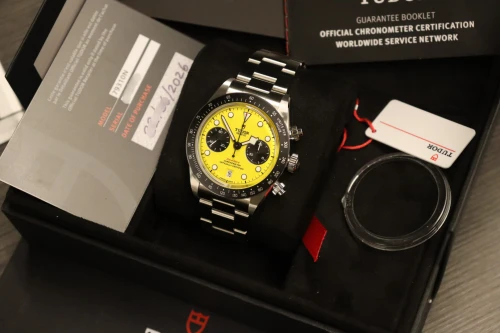 Tudor Black Bay Chrono Yellow Ref. 79360N Full Set Stickered 2026