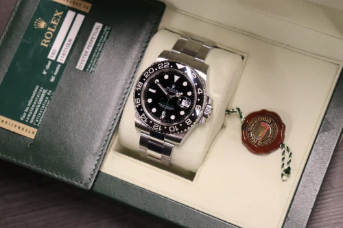 Rolex GMT-Master II 40mm 116710LN Black Dial Box & Papers 2008