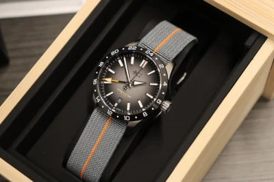 Christopher Ward x WatchGecko C63 Sealander GMT LE Stainless Box & Papers 2025