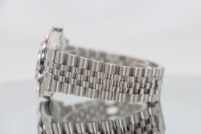 Rolex Datejust 36MM 116200 Aftermarket WG Diamond Bezel Black Dial B&P 2018