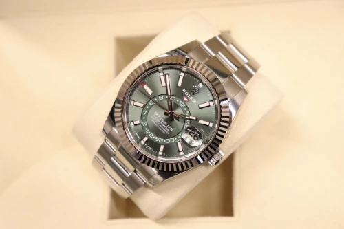 Rolex Sky-Dweller 336934 Mint Green Dial 42mm Stainless Steel 2024 Full Set Stickered