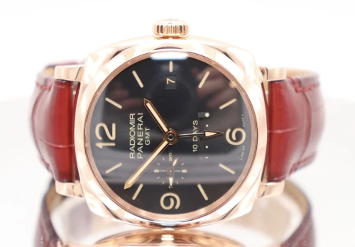 Panerai Radiomir 1940 18K Rose Gold GMT LTD 150 Pecies PAM00625 2015 Full Set