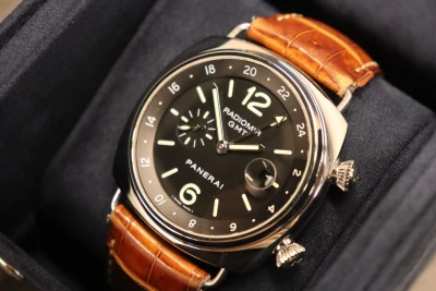 Panerai Radiomir GMT PAM00242 Automatic Black Dial 42mm Steel