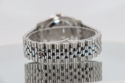 Rolex Datejust 36MM 116200 Aftermarket WG Diamond Bezel Black Dial B&P 2018