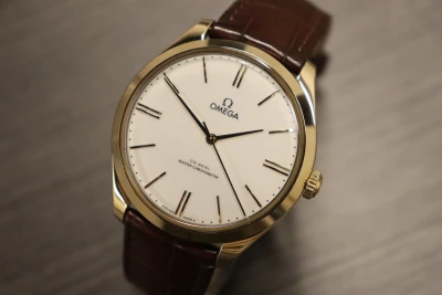 Omega De Ville Tresor Co-Axial 18K Gold 40mm 435.53.40.21 Boxed Circa 2019