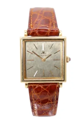 Jaeger-LeCoultre 18K Yellow Gold Ultra Thin Manual Wind Vintage 6029 1970s