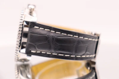 Breitling Navitimer Chronograph Stainless Steel Black Strap B&P 2019