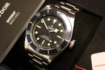Tudor Black Bay 41MM Blue Bezel Stainless Steel 79230B Box & Papers 2020
