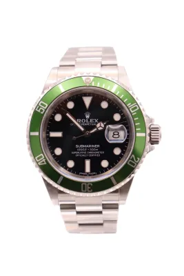 Rolex Submariner Date 40MM Green Bezel 16610LV Box & Papers 2007