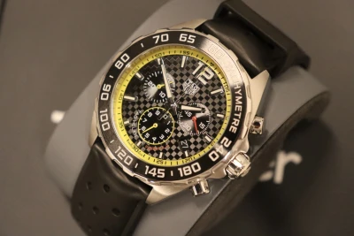 Tag Heuer Steel Formula 1 Rubber strap Quartz Chronograph 43MM Box & Papers 2022