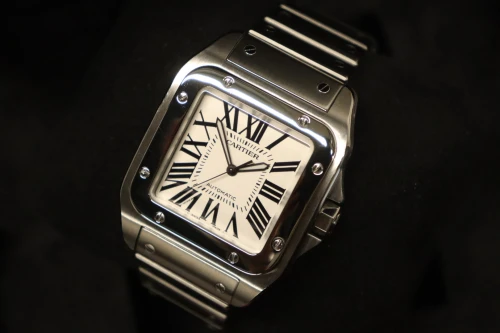 Cartier Santos 100 XL Stainless Steel Bracelet 2656 Circa 2010 Full Bracelet