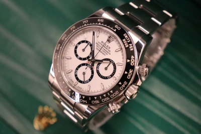 Rolex Cosmograph Daytona 126500LN White Dial Panda Stainless Steel Full Set 2025
