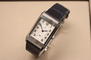 Jaegar Le Coultre Grand Reverso Stainless Steel Skeleton JLQ3738420 2015 B&P