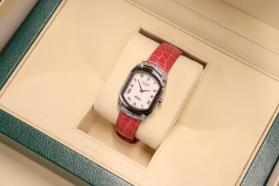 Rolex Cellini Cellissima 18K White Gold Diamond Bezel Boxed Circa 2008