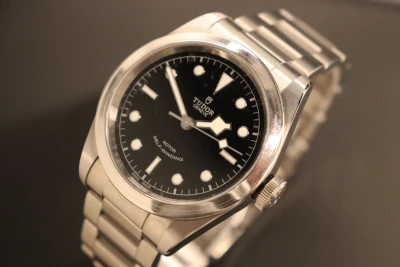 Tudor Rotor Stainless Steel Self Winding Black Dial 79540 Box & Papers 2022