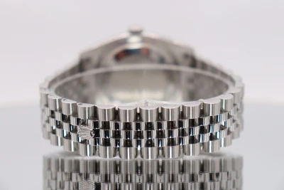 Rolex Datejust 36mm 18ct Steel Pink Wave Dial Jubilee 116234 2015