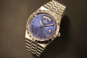 Tudor Royal Daydate Stainless Steel Blue Dial 28600 Box and Papers 2025