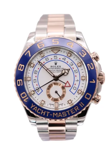 Rolex Yacht Master II Steel & 18K Rose Gold 116681 Box & Papers 2017