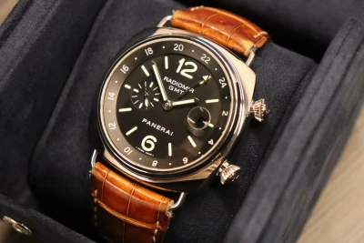 Panerai Radiomir GMT PAM00242 Automatic Black Dial 42mm Steel