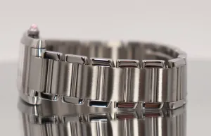 Cartier Tank Francaise Ladies Pink MOP 20mm x 25mm Steel 2384 Boxed