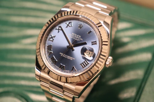Rolex Datejust II 116334 White Gold Bezel Blue Dial Full Set 2018