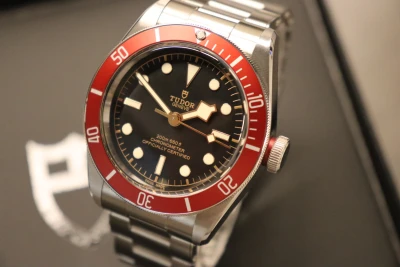 Tudor Black Bay Red Bezel Black Dial Stainless Steel 79230R Box & Papers 2023