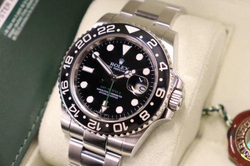 Rolex GMT-Master II 40mm 116710LN Black Dial Box & Papers 2008