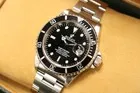Rolex Submariner Date 40mm stainless Steel 16610 SWISS ONLY Boxed Circa 1998