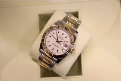 Rolex Datejust Turn-O-Graph 116263 36mm Steel & 18K Yellow Gold 2004 B&P