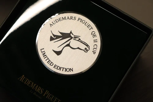 Audemars Piguet Royal Oak Chrono QE2 41mm Titanium Grey 26327TI LTD 200 B&P 2015