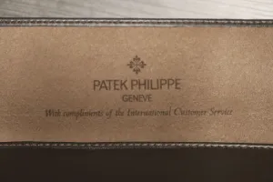 Patek Philippe Calatrava 18K Gold Watch Black Leather Strap 3802/200 Circa 2000