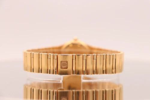 Omega Constellation 18K Rose Gold Diamond Choco Dial 25.5m 11606000 Full Set 2007