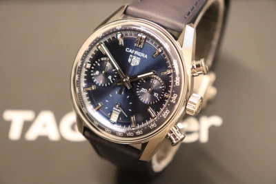 Tag Heuer Carrera Chrono 39MM Stainless Steel Blue Dial CBS2212.FC6535 B&P 2023