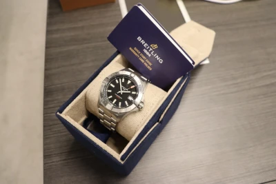 Breitling Avenger 42mm Black Dial A17328 Steel Box and Papers 2024