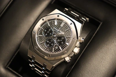 Audemars Piguet Royal Oak Chronograph 41MM 26320ST.OO.1220ST.01 Black B&P 2017