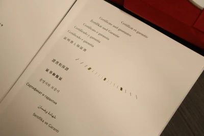 Cartier Ballon Bleu 36MM 18K White Gold Factory Diamond Bezel Box & Papers 2010