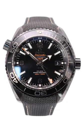 Omega Planet Ocean GMT Deep Black 45.5MM Ref. 215.92.46.22.01.001 Full Set 2018