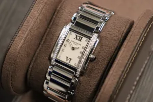 Patek Philippe Twenty 4 Quartz Steel Factory Diamond 4910/10A-001 B&P 2014