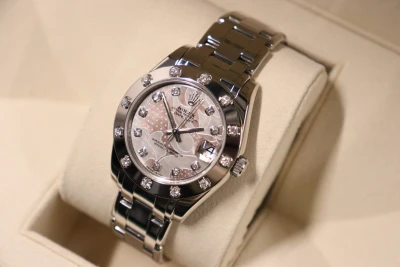 Rolex Pearlmaster 34MM Goldust Dream Diamond Dial 81319 Boxed Circa 2009