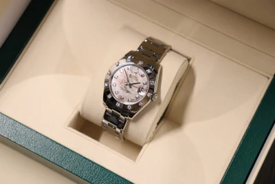 Rolex Pearlmaster 34MM Goldust Dream Diamond Dial 81319 Boxed Circa 2009