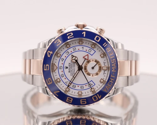 Rolex Yacht Master II Steel & 18K Rose Gold 116681 Box & Papers 2017