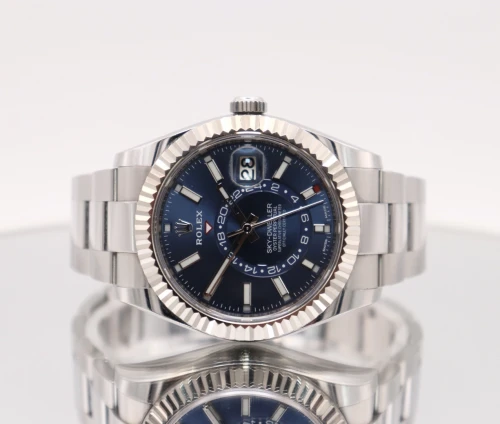 Rolex Skydweller 42mm Stainless Steel Blue Dial Ref. 326934 2020 Box & Papers